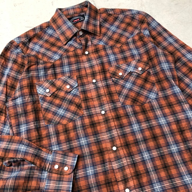 1970s~ LEVI'S BIG E WESTERN CHECK SHIRT