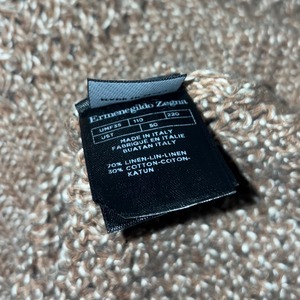 ERMENEGILDO ZEGNA linen mesh knit