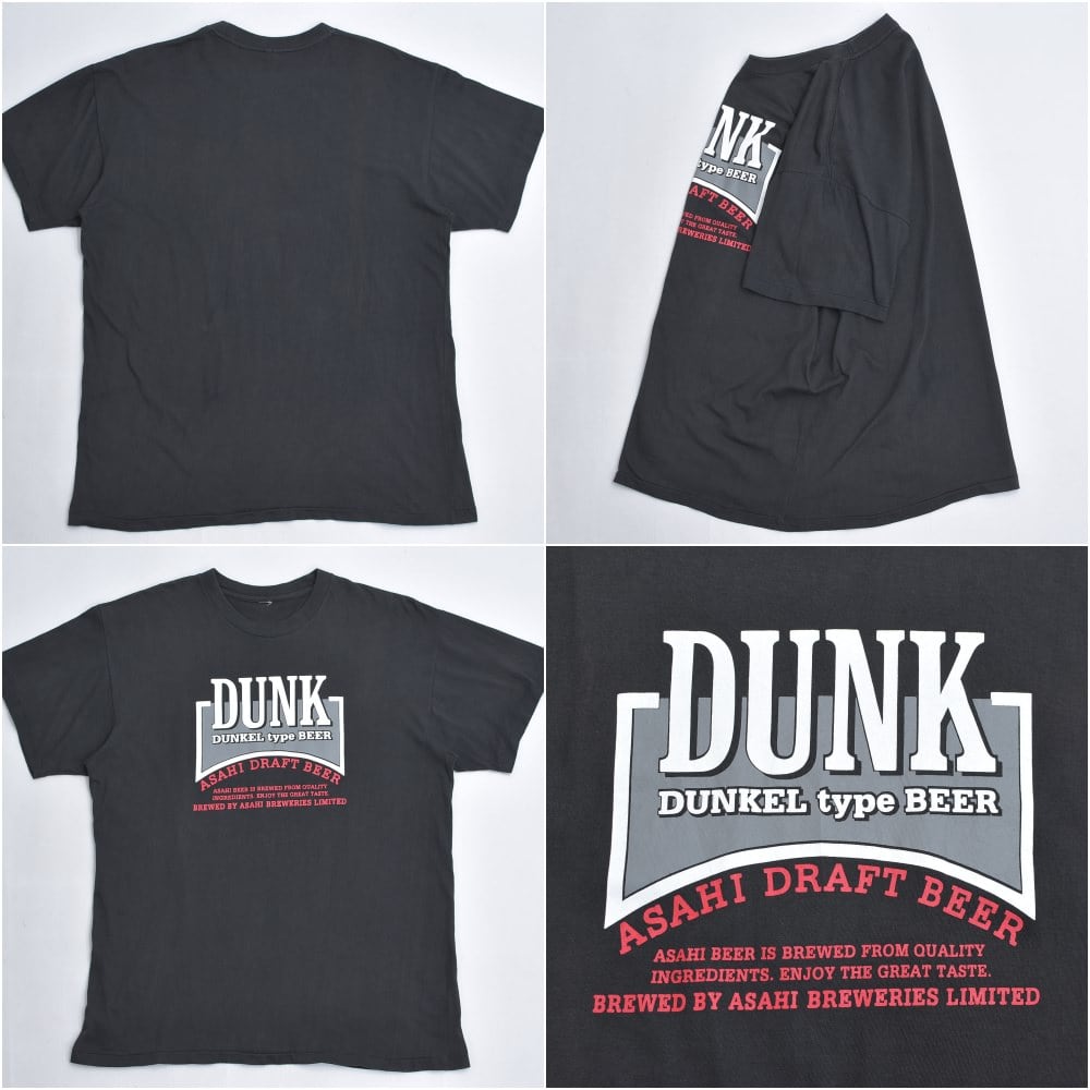 90s ASAHI DRAFT BEAR アサヒビール DUNK プリントTシャツ ジャパン