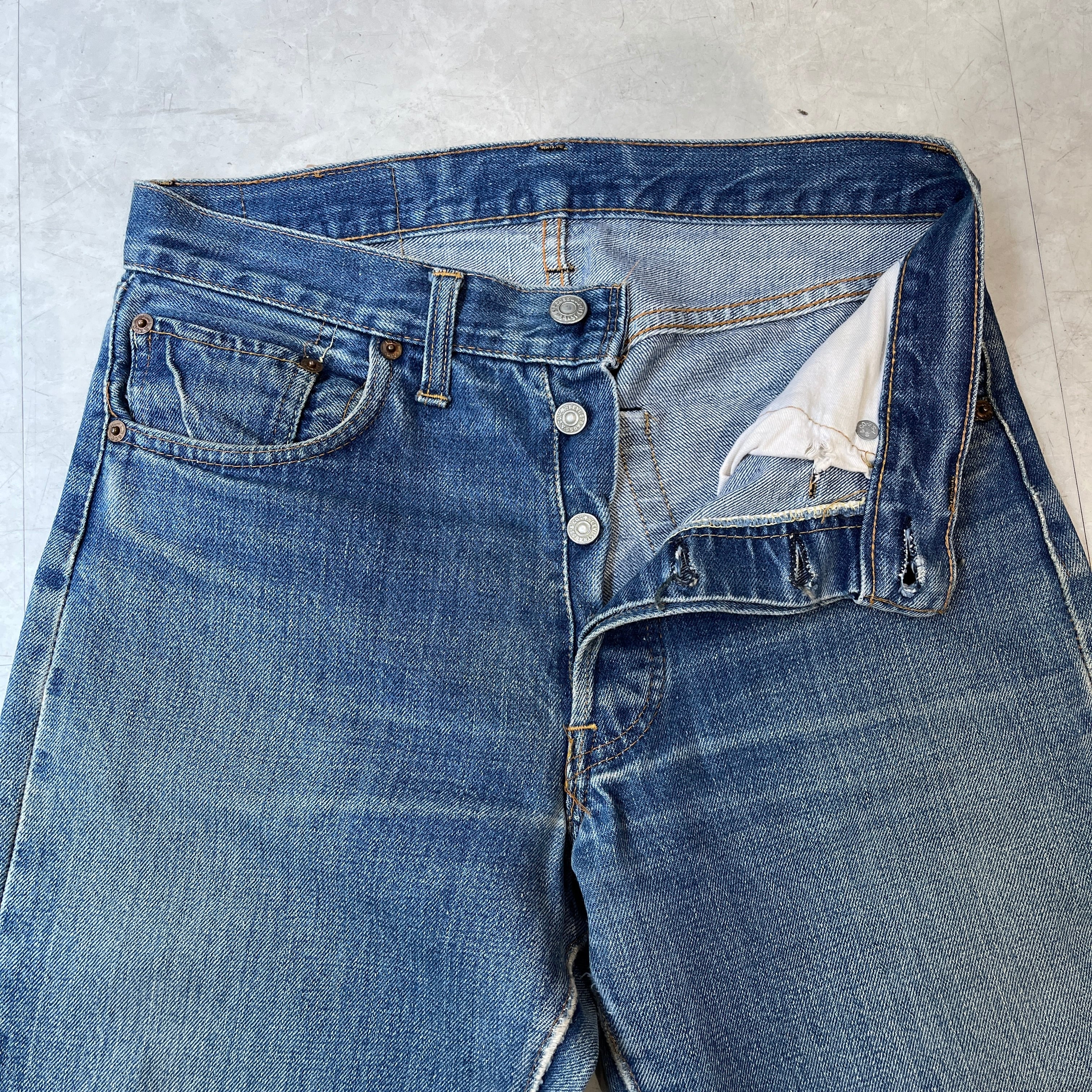 70年代 Levi's 501 66 Single Stitch Denim Jeans 70年代 501 66前期