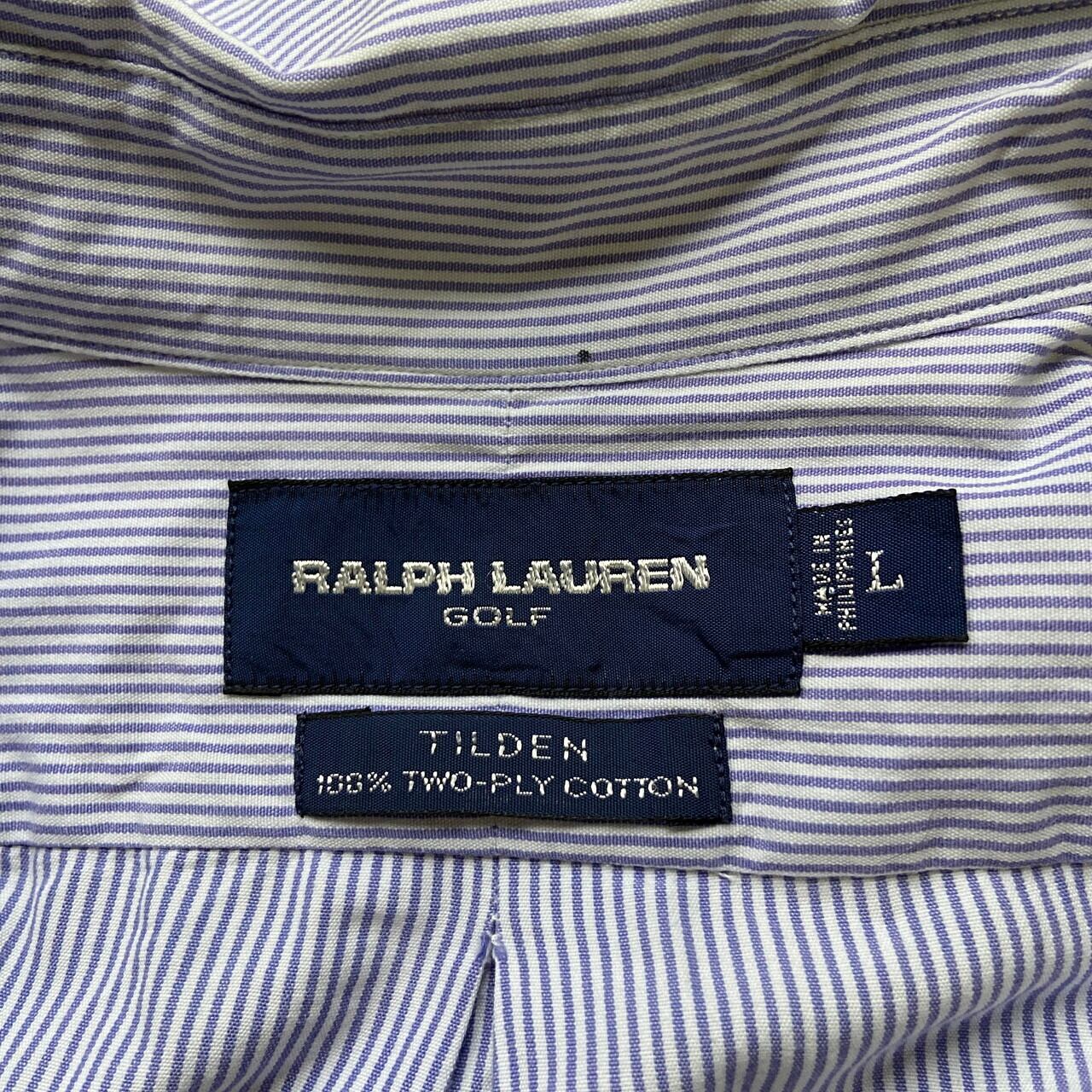 RALPH LAUREN GOLF オールドラルフローレン TILDEN ストライプ ボタン