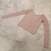 社交ダンス 衣装 Chacott チャコット ニット トップス レッスンウェア 網目 無地 長袖 シンプル 軽やか ダンス 衣装 練習 レッスン ダンス衣装 練習着 社交ダンス衣装 かわいい おしゃれ 上品 大人っぽい 着回し ブイネック
