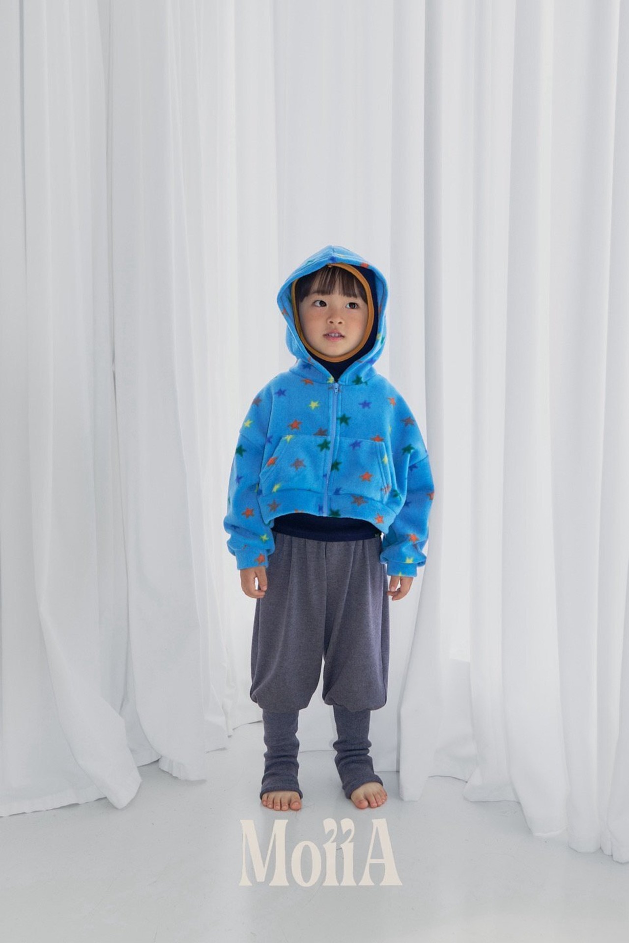 Moiia［取寄］star hood zipup 26winter