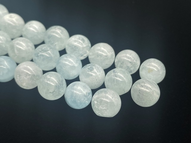 ハンドメイドビーズ素材セット（アクアマリン）