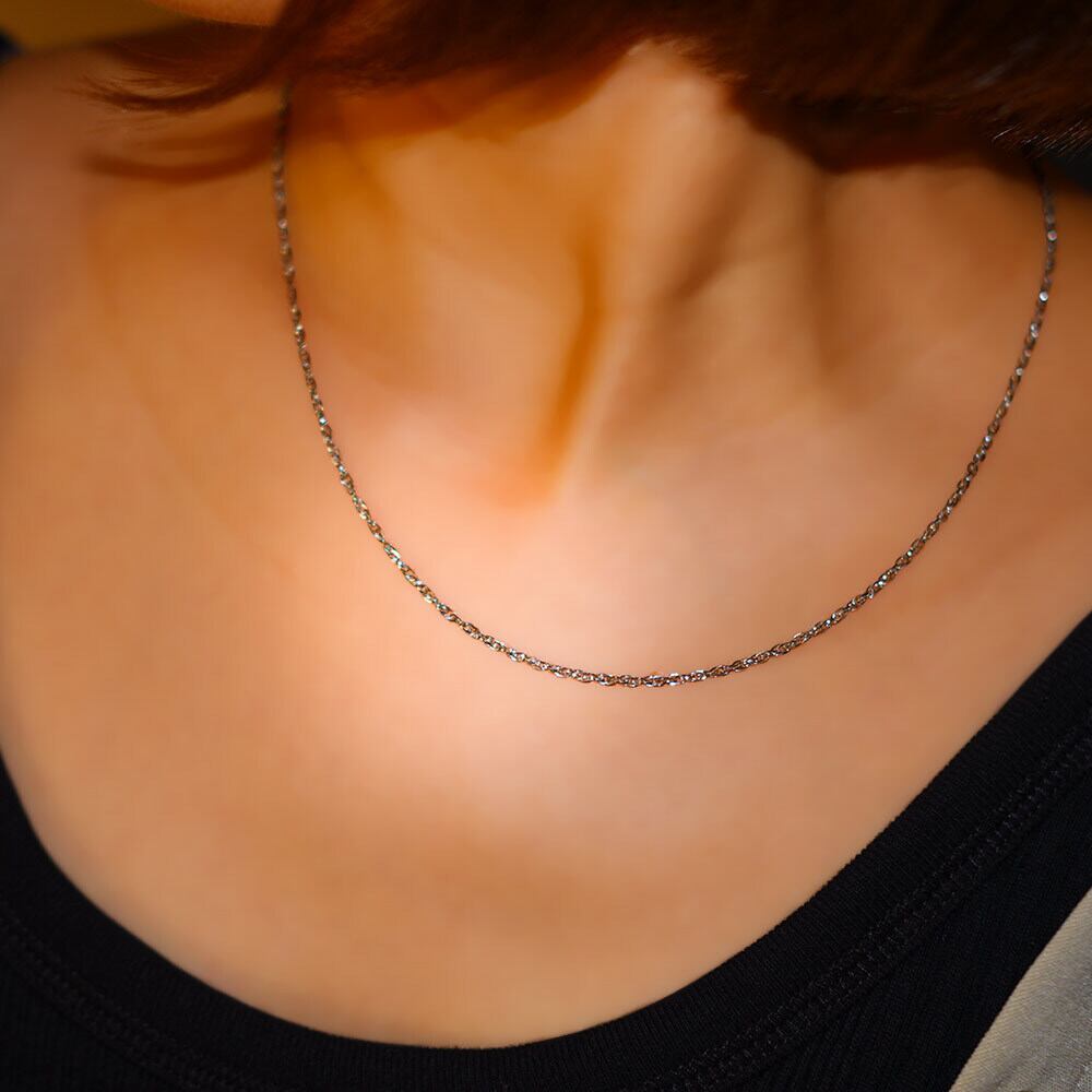 【年始セール】Bohemian resort フレンチカット ネックレス ステンレス jyx38