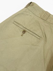60s US ARMY KHAKI TROUSERS Size W30L31→W29L30
