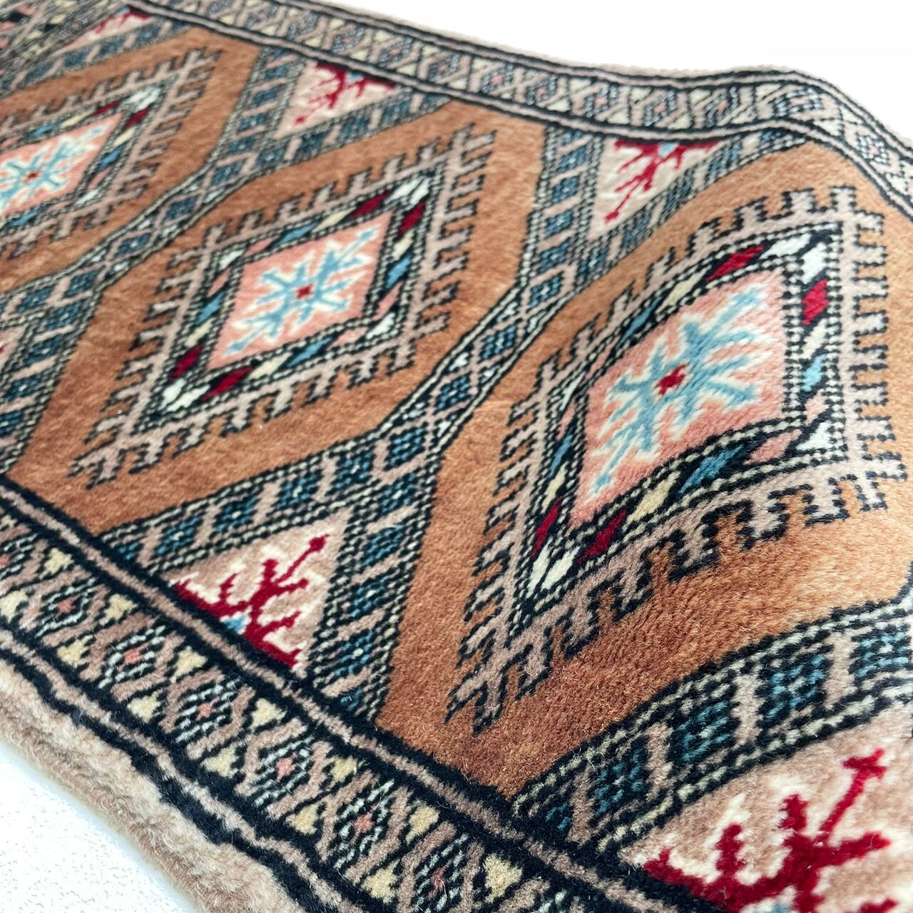 ヴィンテージラグ｜ランナー vintage rug runner * キャメルブラウン camel brown [rra005] ラグの間