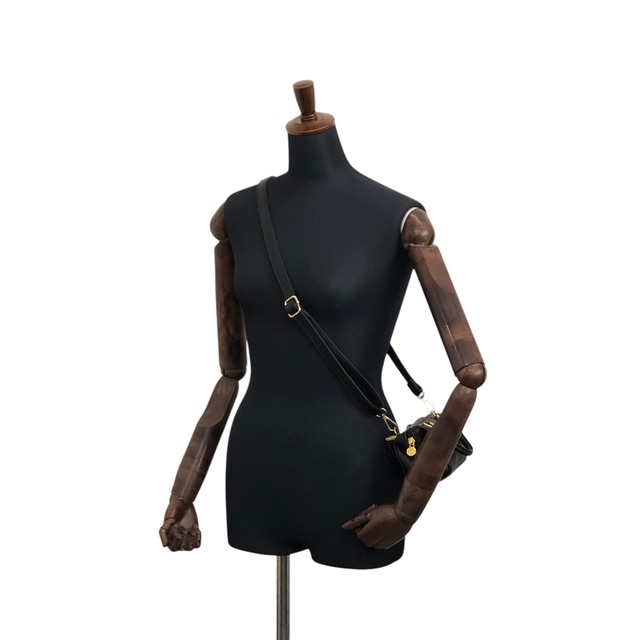 FENDI フェンディ ショルダーバッグ ブラック FFロゴ レザー 2WAY vintage ヴィンテージ オールド h8ka2h