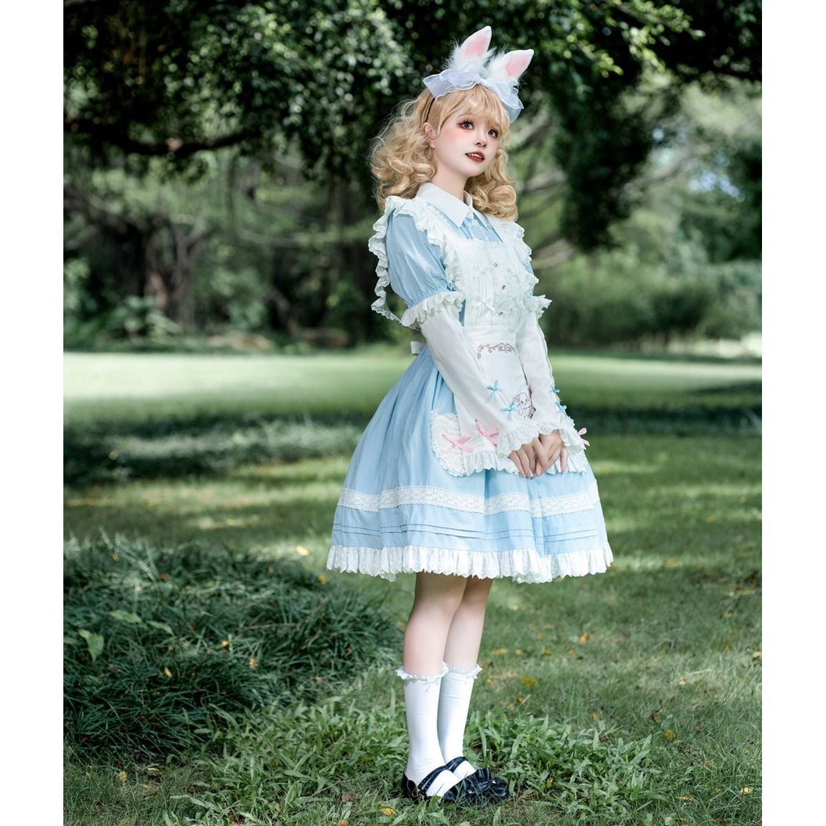 アリスのティータイム・うさぎエプロンメイド服セット | Maiden's Rêve