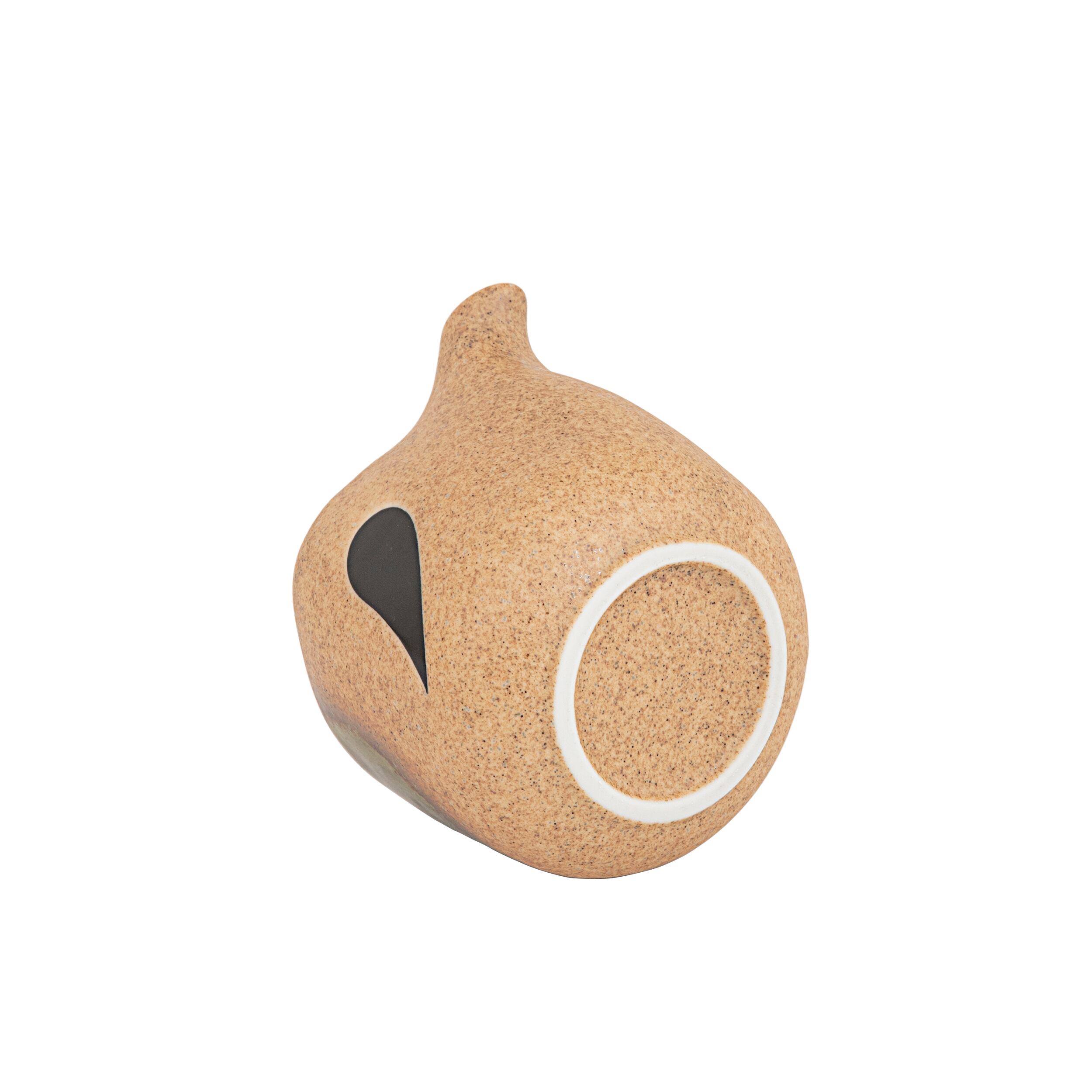 たぬき ポン子 冷酒片口 | 山淳製陶所