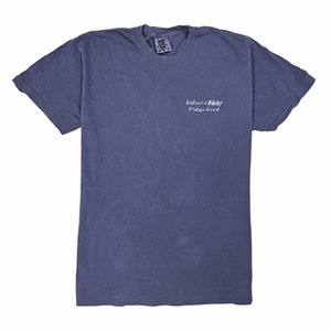 kalani二輪部ロゴ ガーメントダイTシャツ6.1oz【ネイビー】