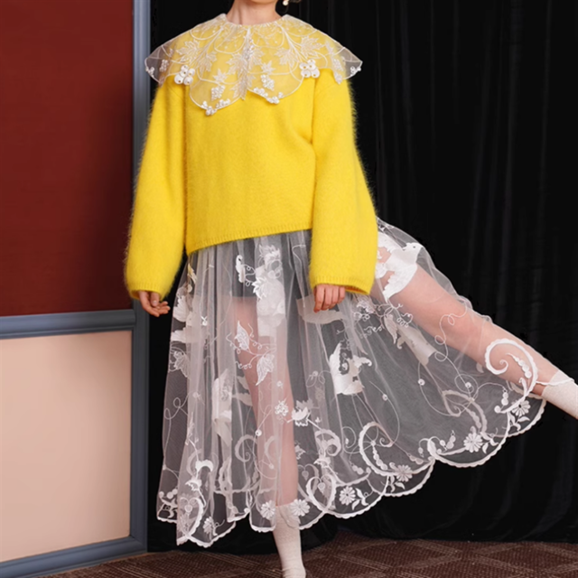 【Camoooni】ラビットファーニット　10965