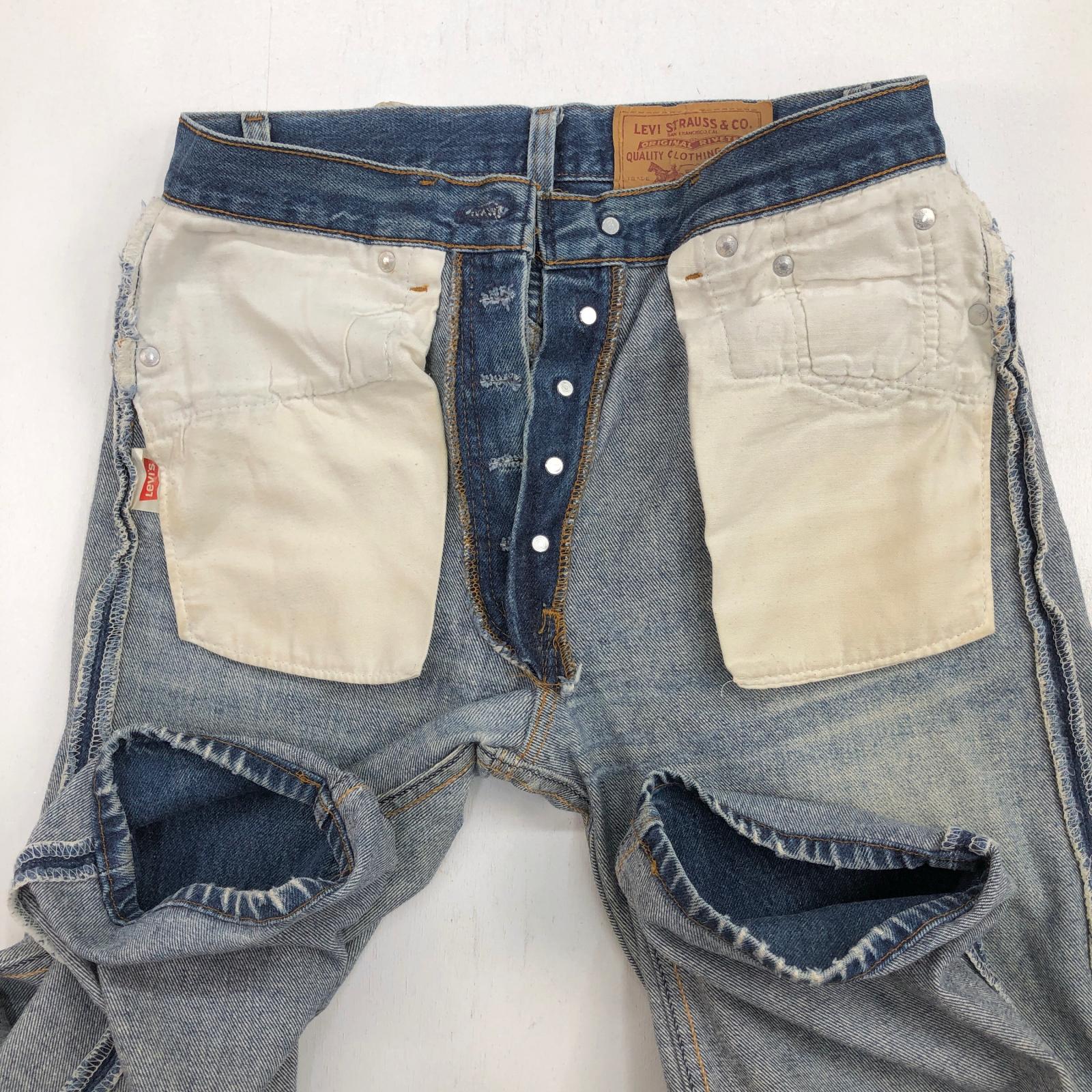 LEVI'S リーバイス 90年代 USA製 501- 0000 脇割 デニムパンツ ブルー