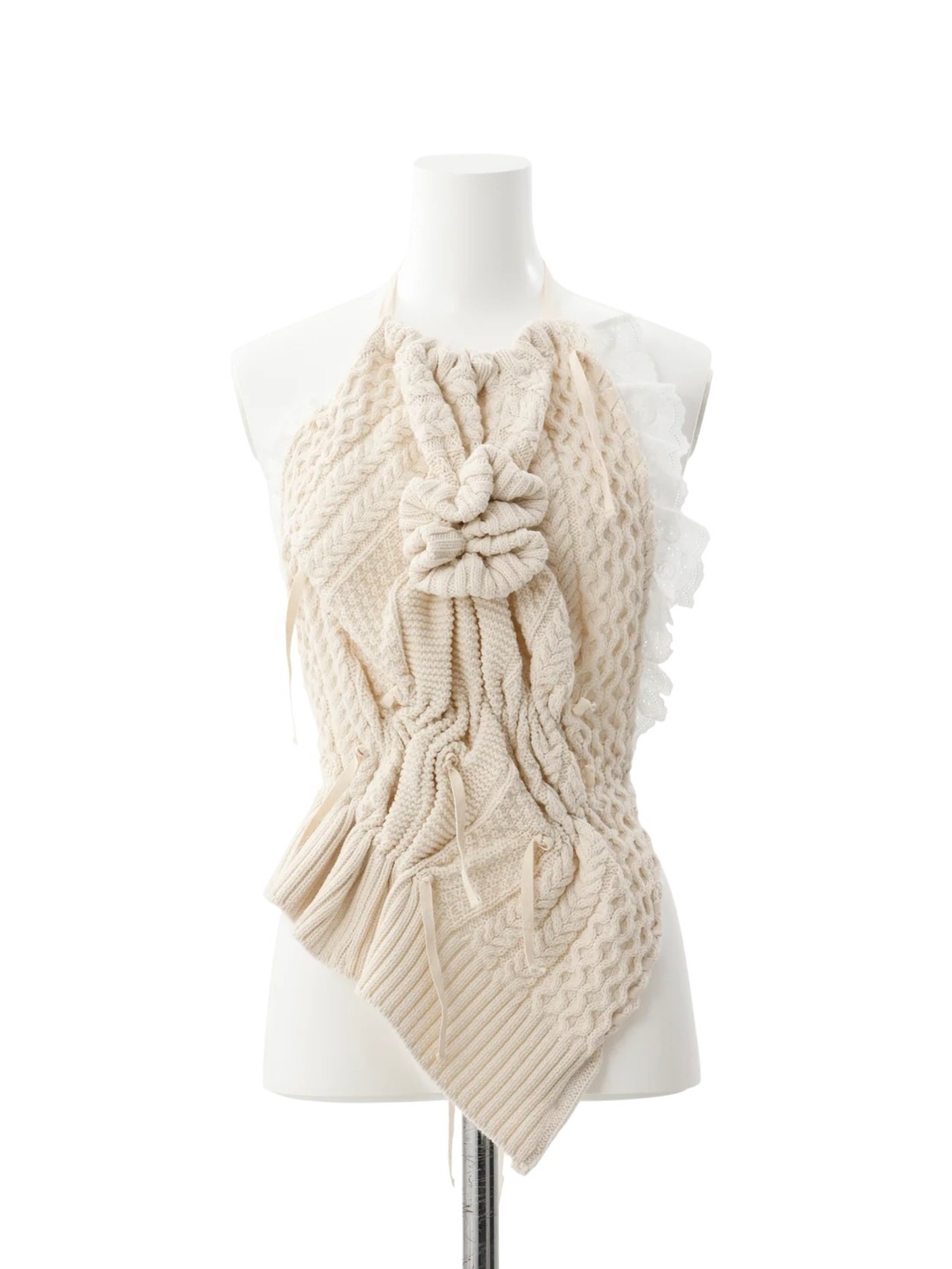 【26AW | WOMEN】Create Clair クリエイトクレイル / ビスチェ / Drape knit bustier - 5
