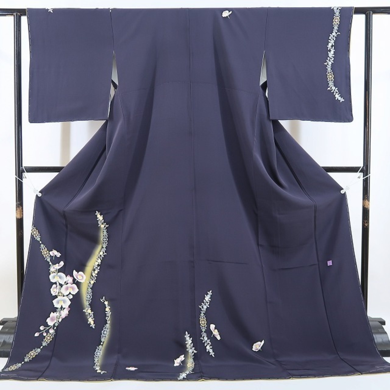 新品 本加賀友禅 橋本静華 やまと誂製 胡蝶蘭 セレナーデ 着物 正絹 