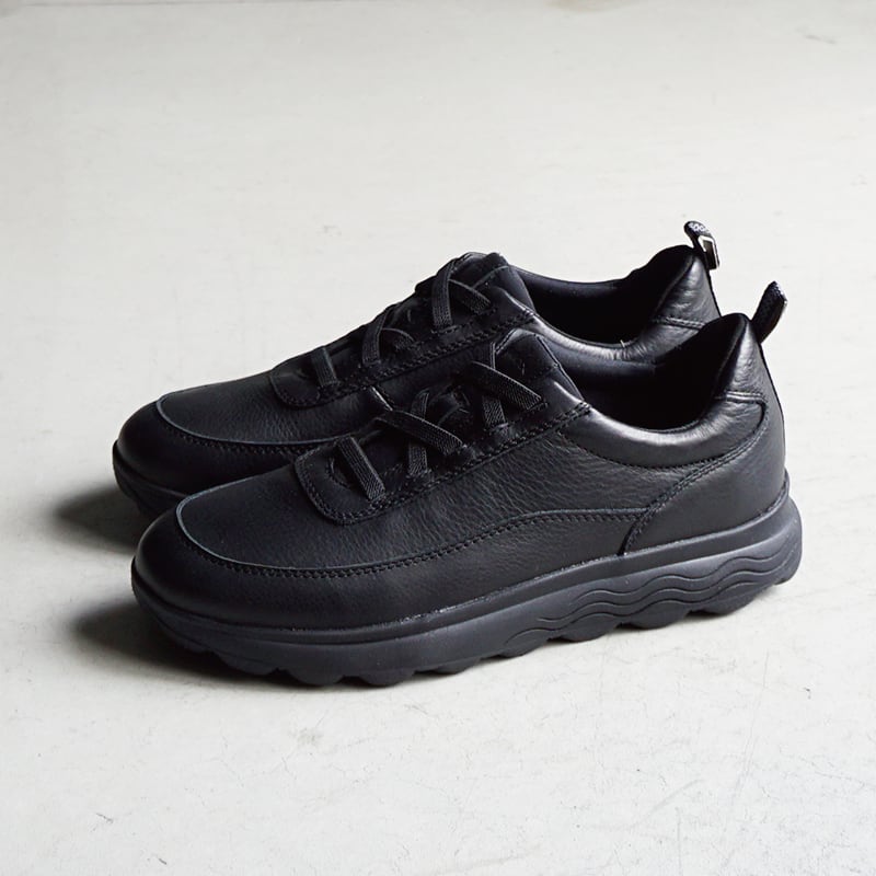 Men】GEOX ジェオックス レザースニーカー U SPHERICA B-TUMBLED LEATH