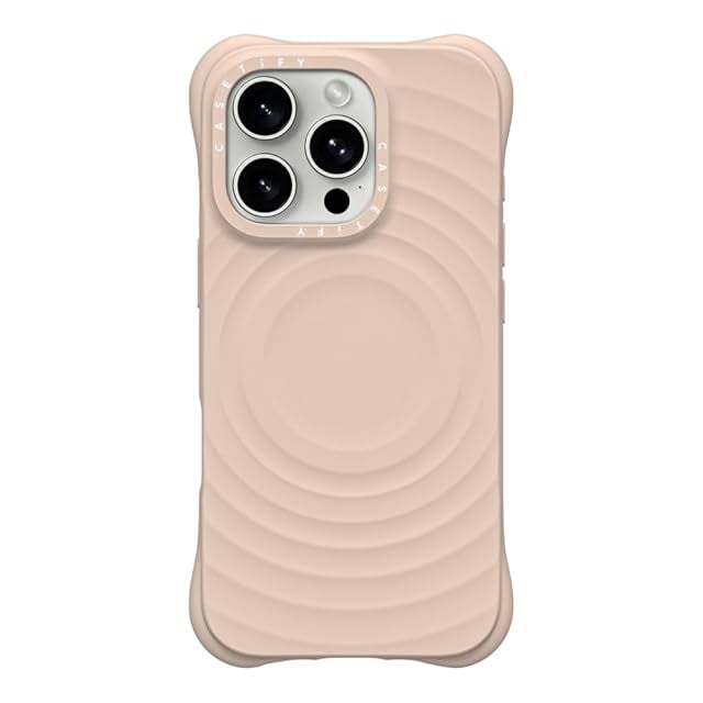 CASETiFY ウェーブ シリコン iPhone 16 Pro ケース [波型シリコン