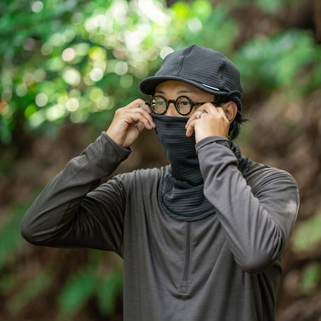 DM便190円】RIDGE MOUNTAIN GEAR｜Grid Merino Long Neck Gaiter