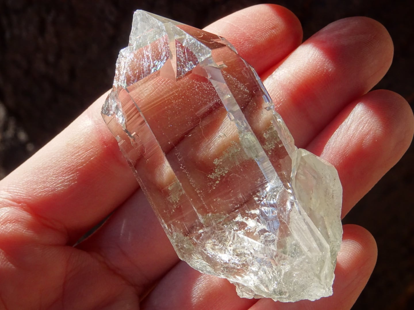 インド メルー産 クリアポイント メルーの水晶（High Quality） ~透明なひかりの天使~ | 虹石屋