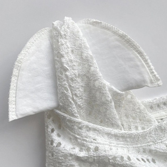 asymmetrical mesh pullover 10947