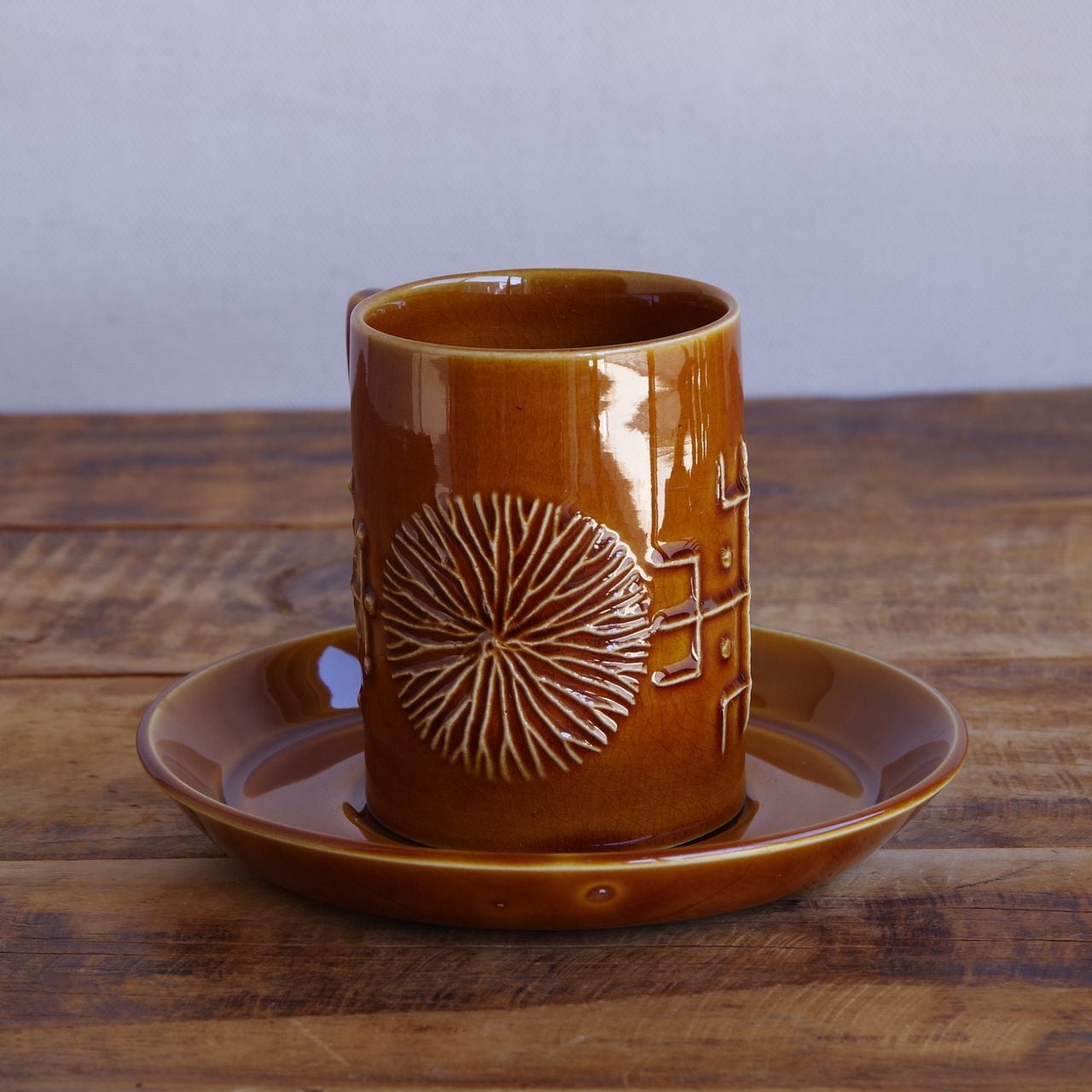 PORTMEIRION ポートメイリオン トーテム ブラウン コーヒーカップ