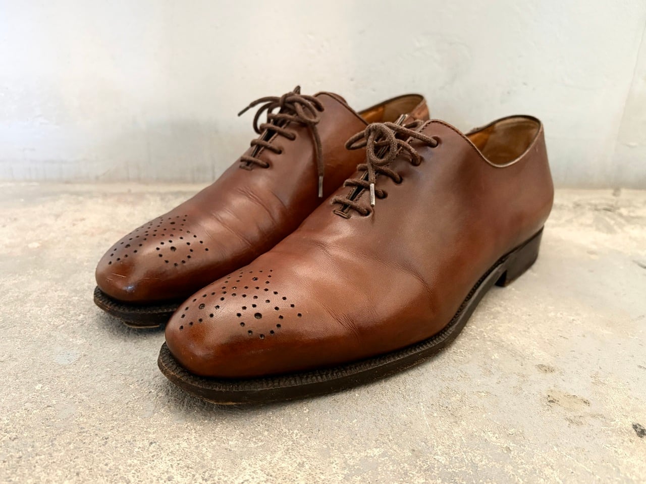 RALPH LAUREN Medallion leather shoes MADE IN ITALY