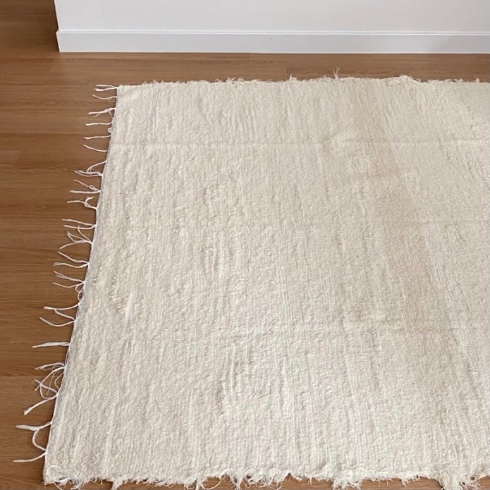 handmade cotton rug 3size / ハンドメイド コットン ラグ カーペット フレンチ 韓国 北欧 インテリア 雑貨 |  tokki maeul (トッキマウル) / 韓国雑貨通販サイト