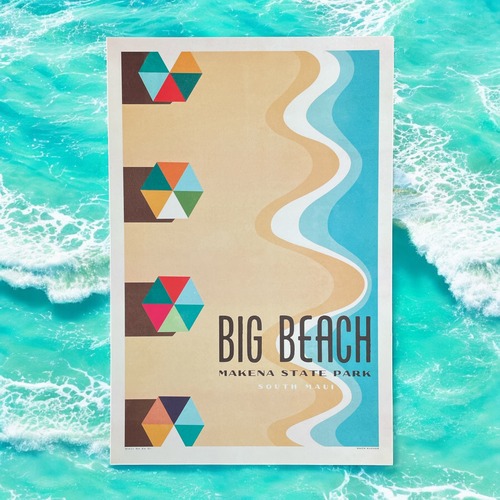 ハワイ アート トラベルプリント / NICK KUCHAR