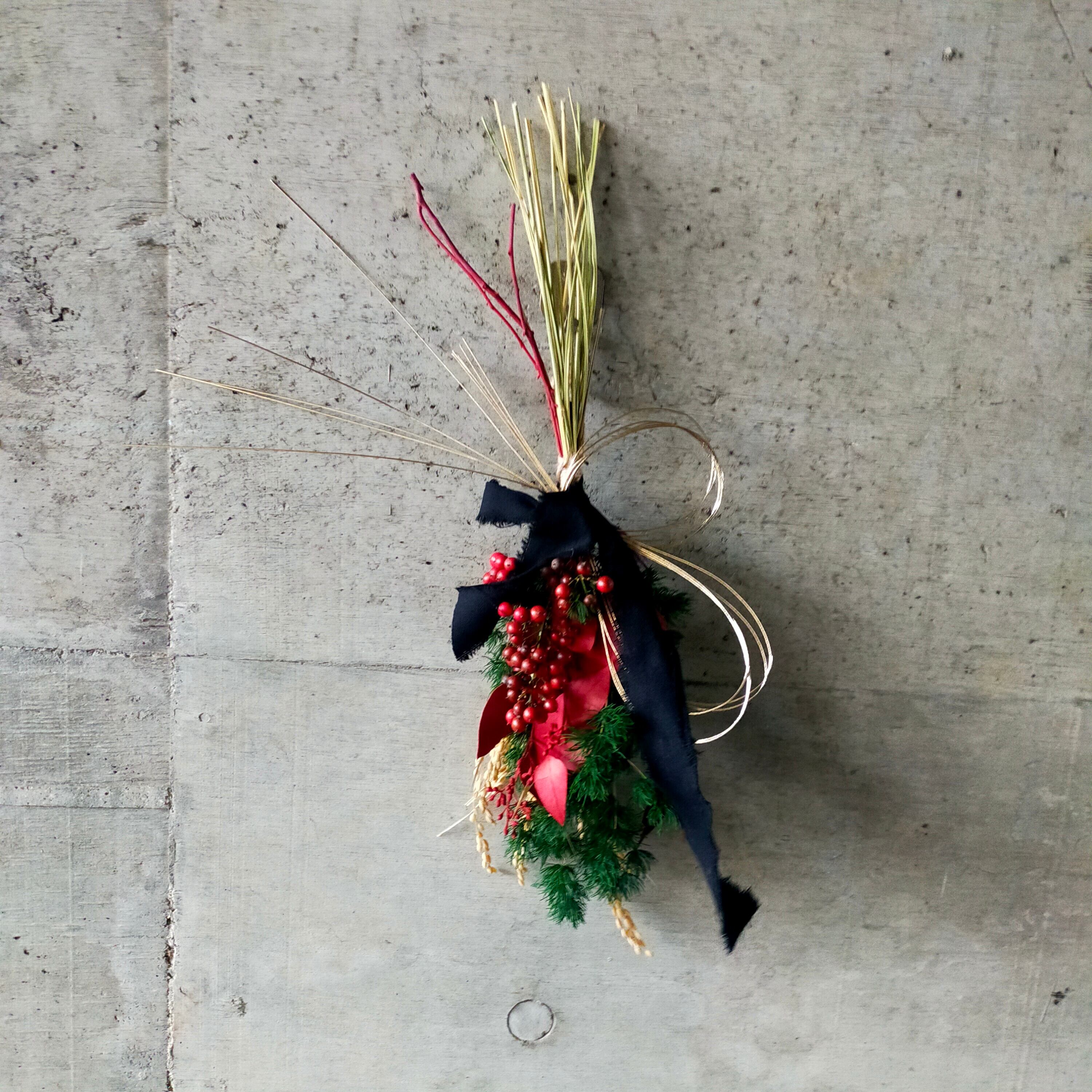 正月飾り【Dried Flowers new years decoration】