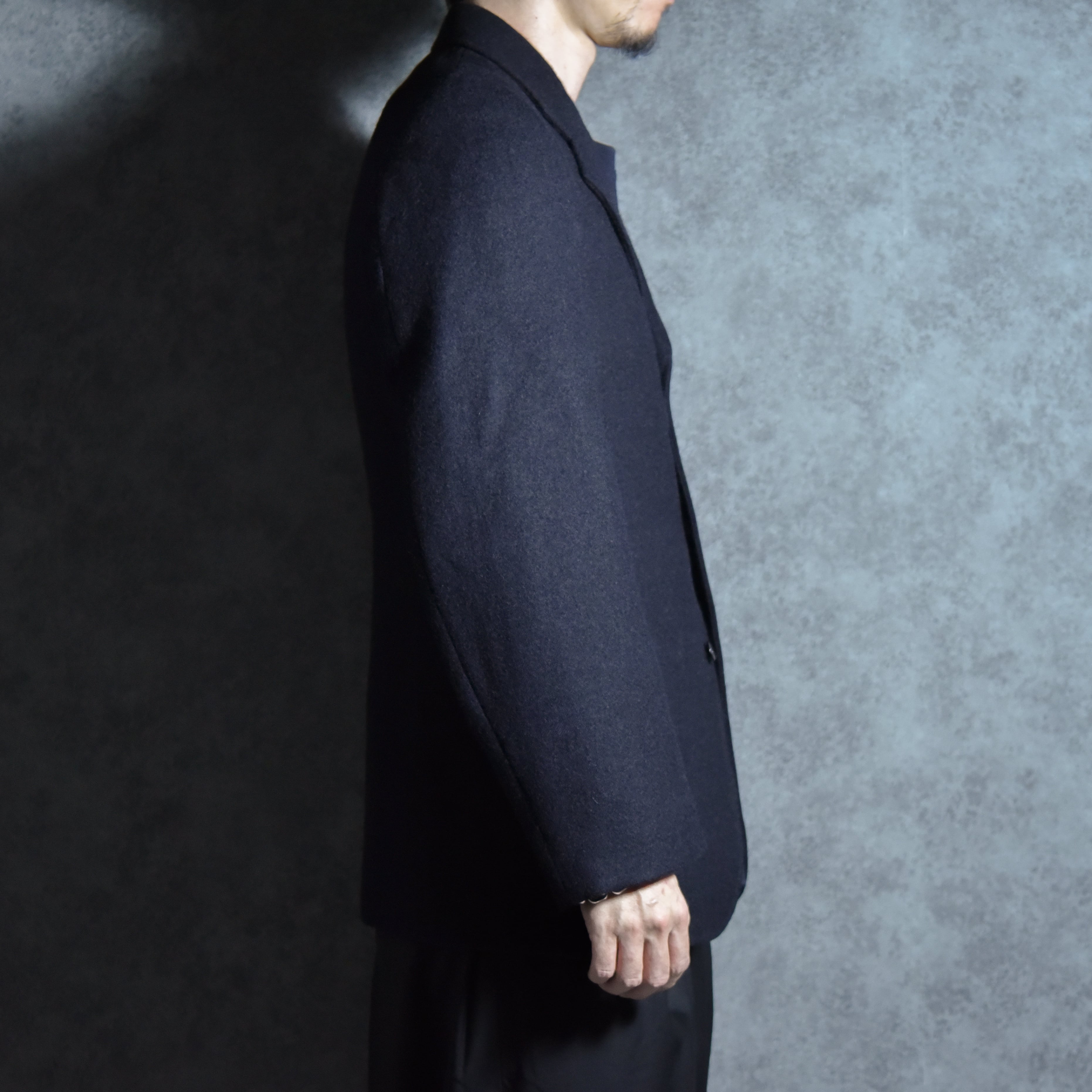 50s British Royal Navy Blue Serge Jackets with Horn Buttons ブルー