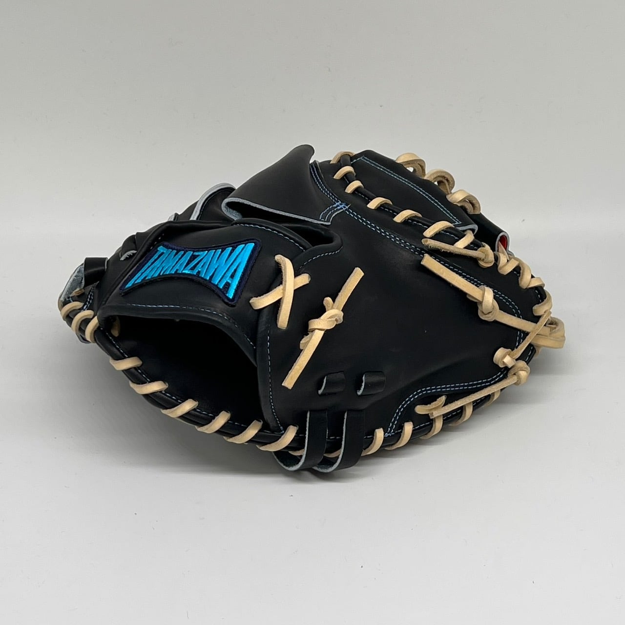 【硬式】玉澤 キャッチャーミット DELUXE TKC-HA2DX ウインドバックⅢ(本体:ネイビー 紐:キャメル)タマザワ_02