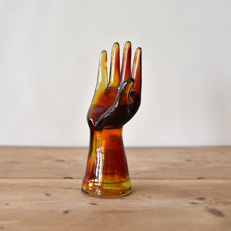 Glass Hand Object / ガラス ハンド オブジェ / 2009BNS-012 | BANSE