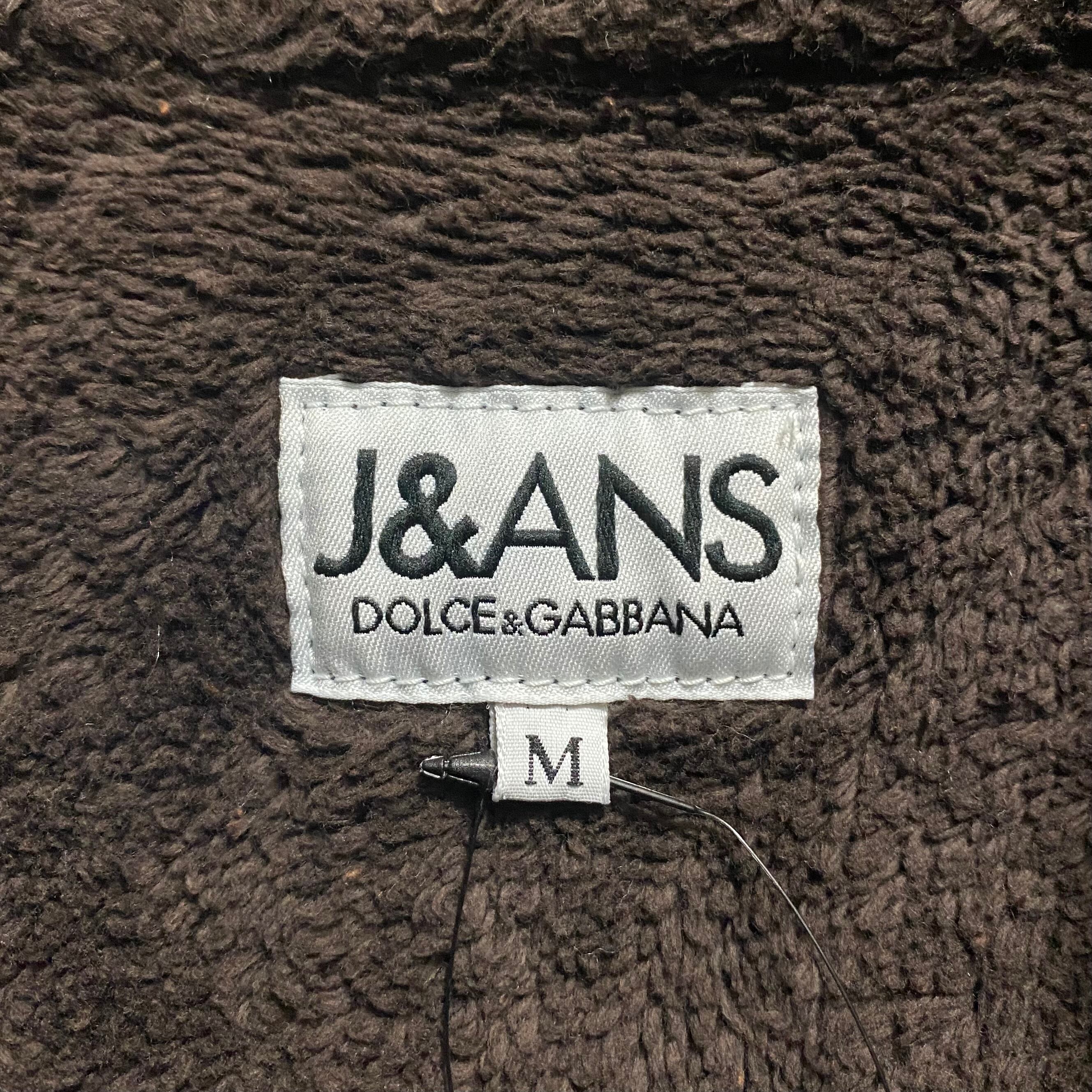 J&ANS DOLCE&GABBANA denim boa jacket | NOIR ONLINE