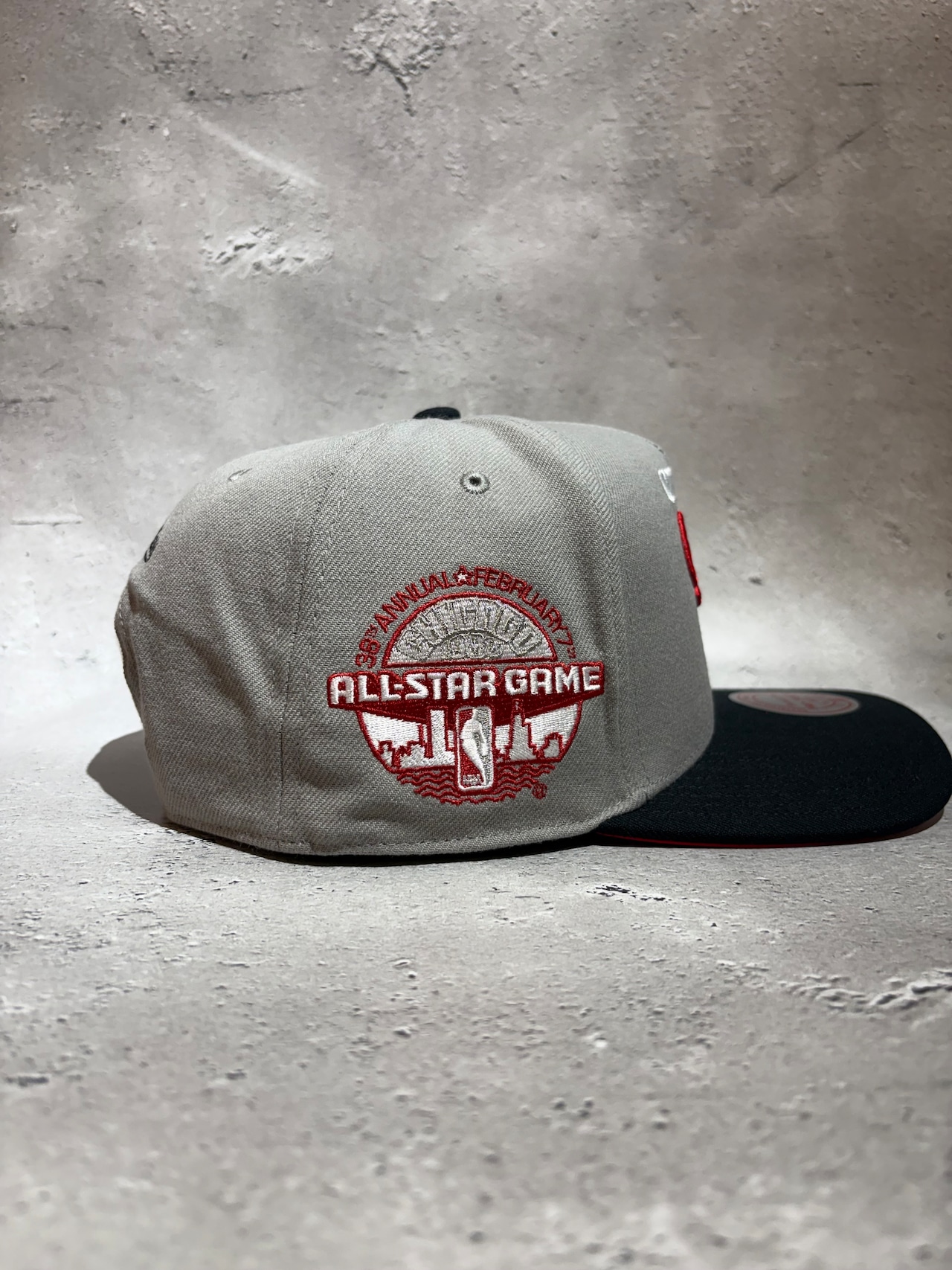 Mitchell&Ness/ミッチェルアンドネス NBA シカゴ・ブルズ キャップ グレー