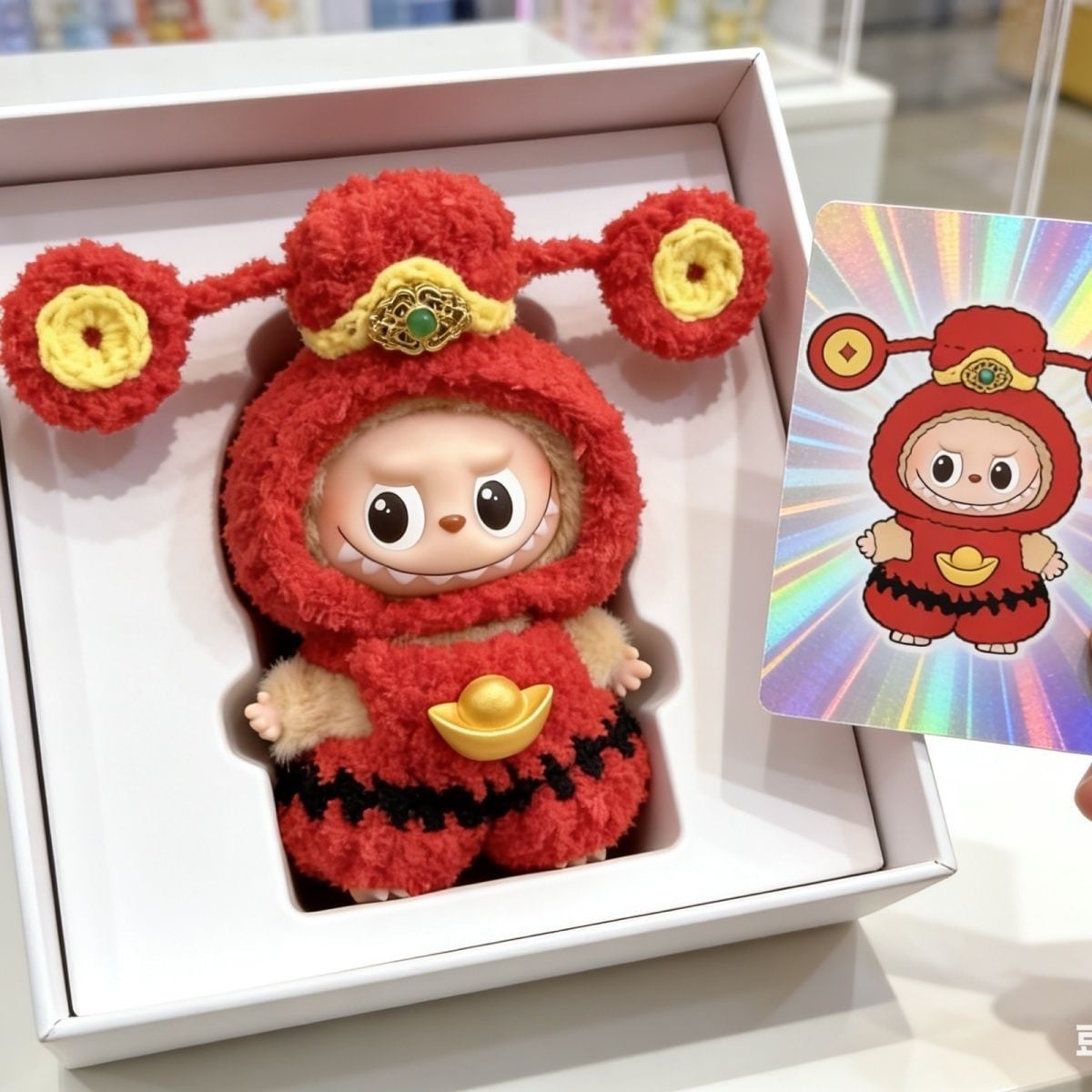 【萌え爆発】新年・クリスマス・動物などキュートなデザインがいっぱい!labubu ラブブ 10cm 可愛い 萌え萌え お楽しみ 多テーマコスチューム