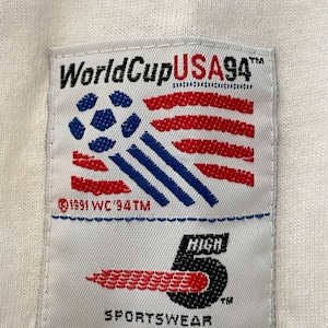 【HANES】90s USA製 FIFA World Cup 94 Tシャツ ギリシャ代表 タグ付き デッドストック US古着