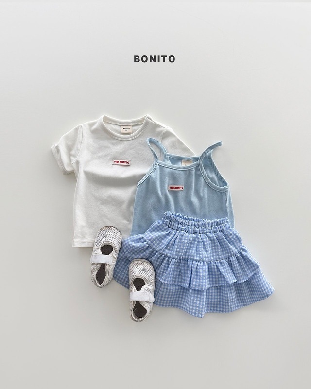 《予約》送料無料【BONITO】ribbed layer sleeveless