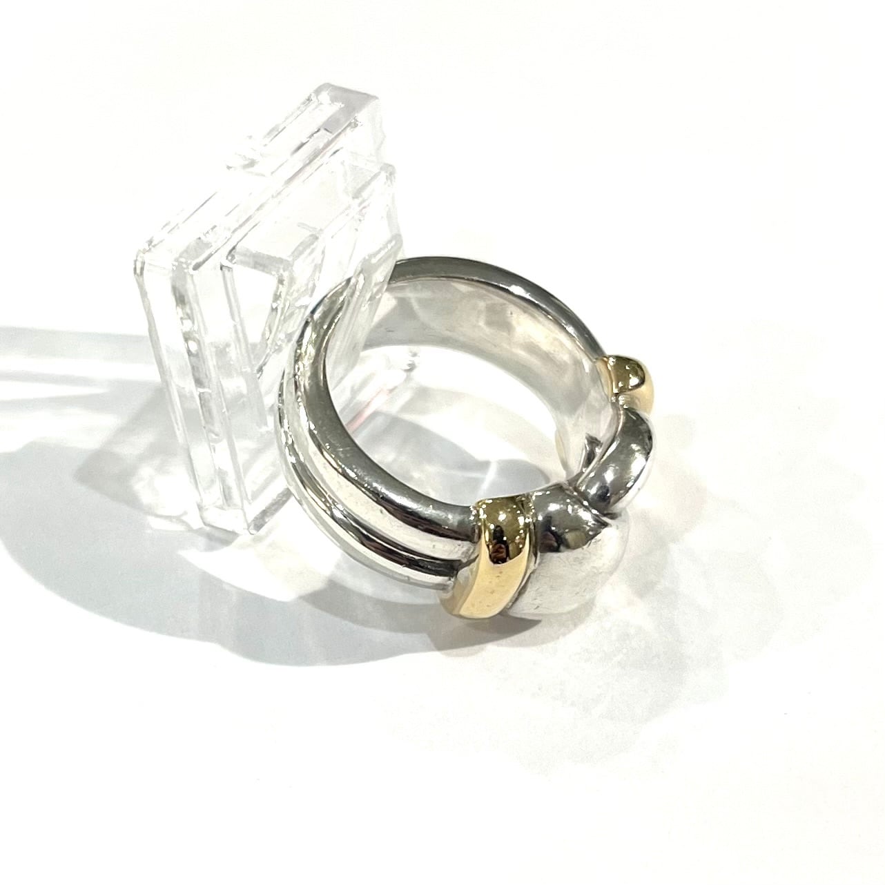 TIFFANY & Co.】【14号】ティファニー ワイド ノット リング／SV925