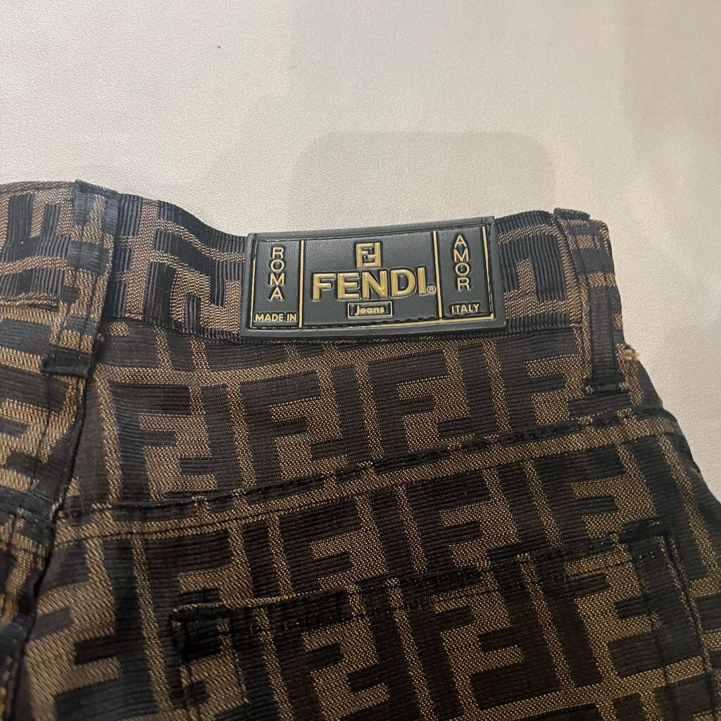 FENDI フェンディ ズッカ柄パンツ 01.520010 66960 ブラウン size:28