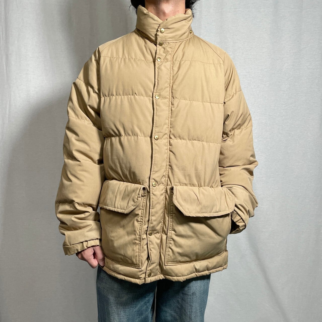 70〜80年代 CAMP7 キャンプ7 ダウンジャケット メンズL 古着 70s 80s 