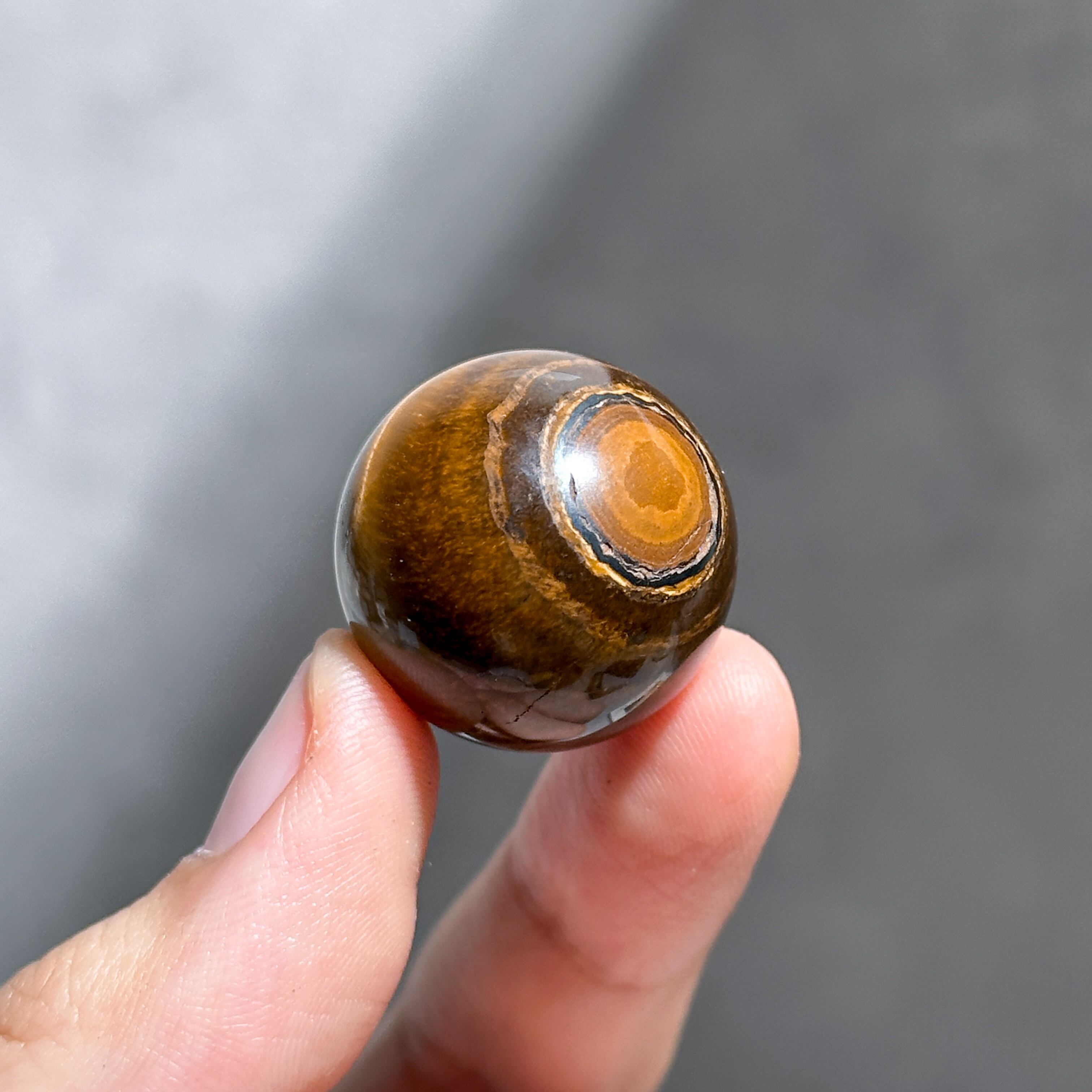 タイガーアイ スフィア（丸玉）33◇ Tiger's eye ◇天然石・鉱物