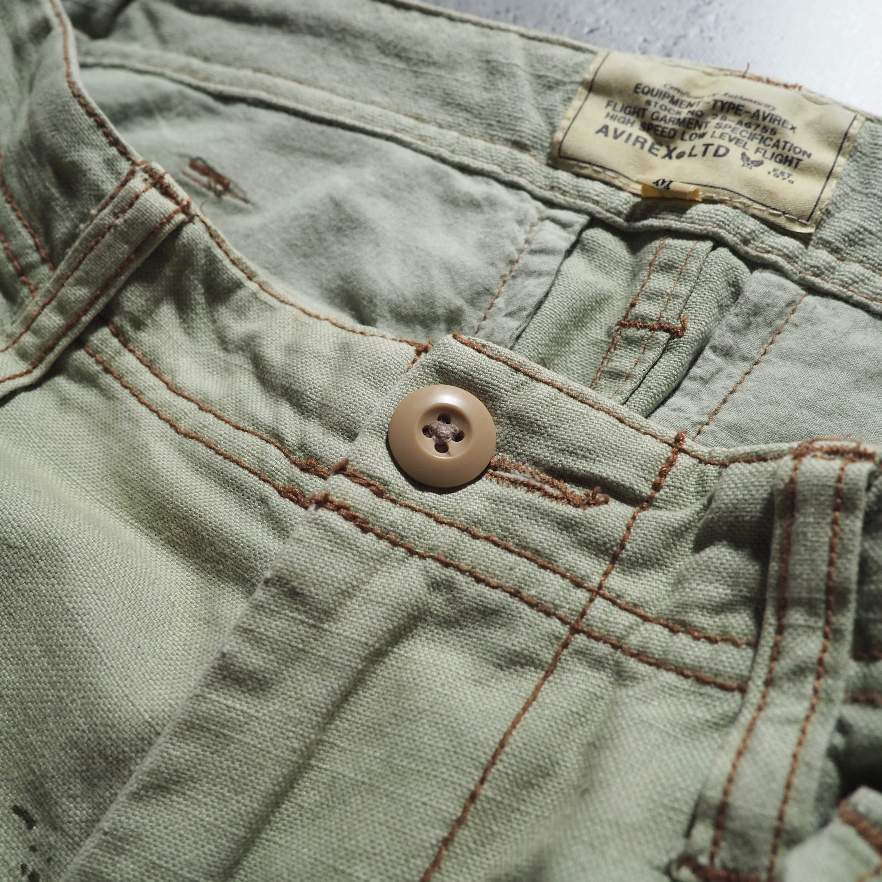 ” AVIREX ” ” Special ” Camouflage × painted Design military cargo pants