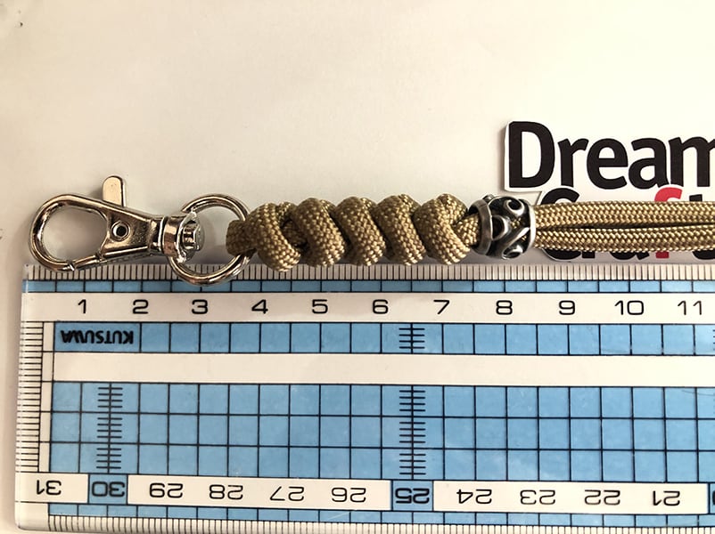 送料無料】ベージュ パラコード・ネックストラップ | DreamCraft～パラ