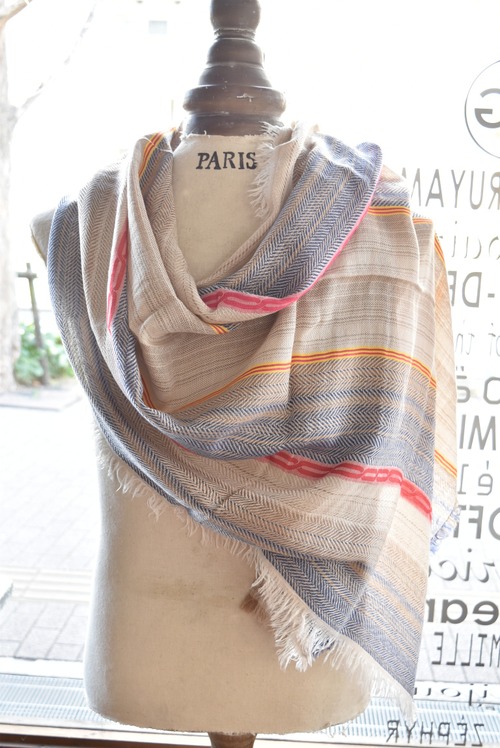 WYTE(ワイト) 26S/S Gradation Stripe Stole