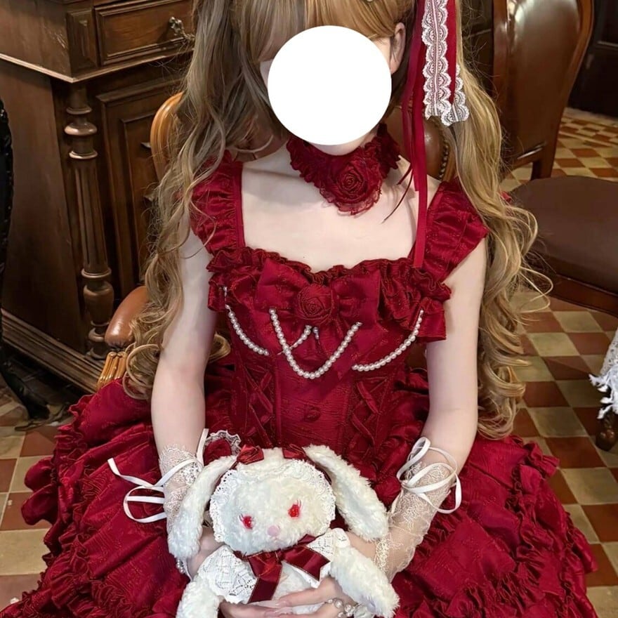 ロリータファッション 姫ロリ薔薇フリルドレス | ロリィタデビューを