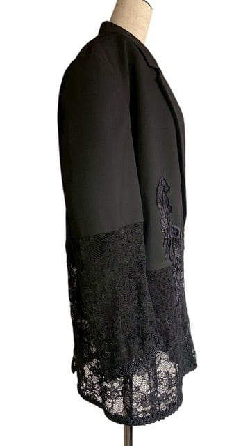 FUMIE=TANAKA フミエタナカ lace JK F26S02（BEG）BLK SIZE:1 | ANERCA