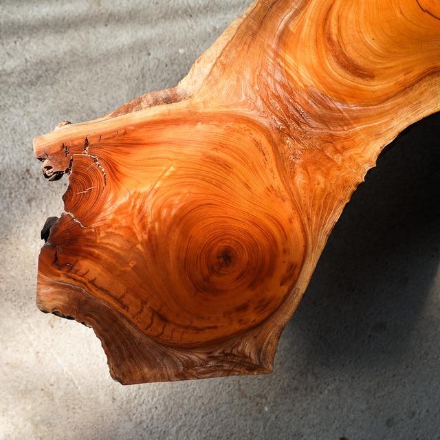 欅の折りたたみテーブル