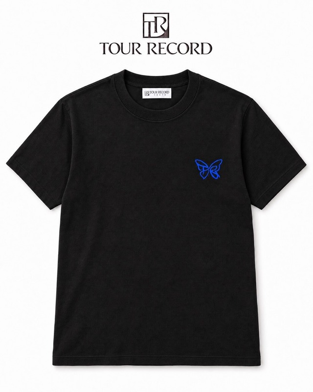 TOUR RECORD Tシャツ 青蝶 Lサイズ