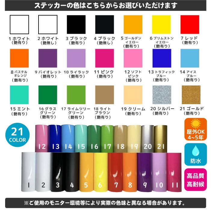 ドライブレコーダー 搭載 ステッカー Mサイズ [266D]サイズ 12cm×12cm