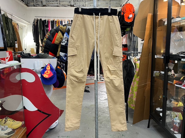 mnml DRAWSTRING CARGO PANT KHAKI SMALL 51247